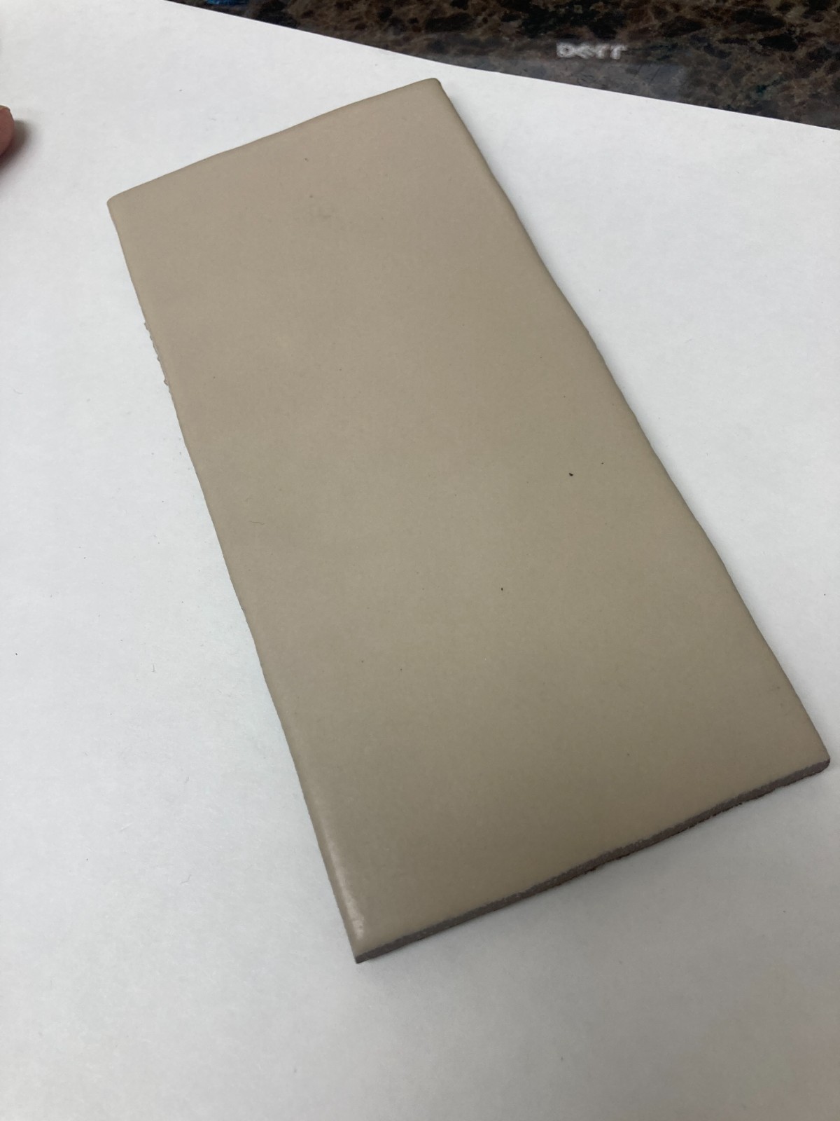 3×6 Tile Matte Light Beige Wall Remodel Ceramic C#335-644 Sample