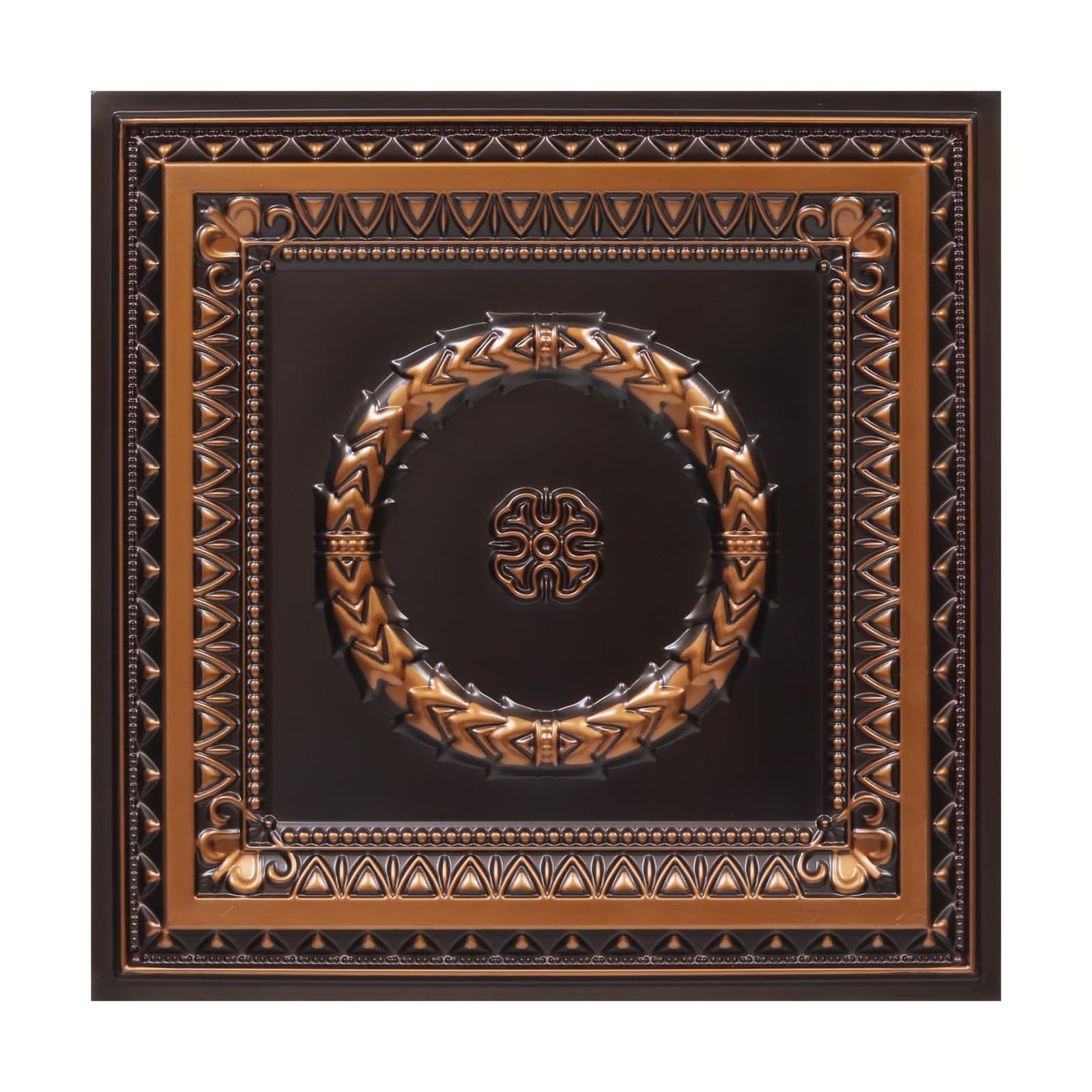 210ac-24×24-50 Laurel Wreath PVC 2′ x 2′ Lay-in or Glue-up Ceiling Tile (Cove…