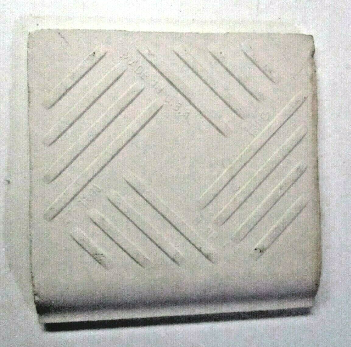 1 Cove Base Radius Wall Tile US Ceramic USA 4-1/4″ Gloss Beige Dark AT-3401 Vtg