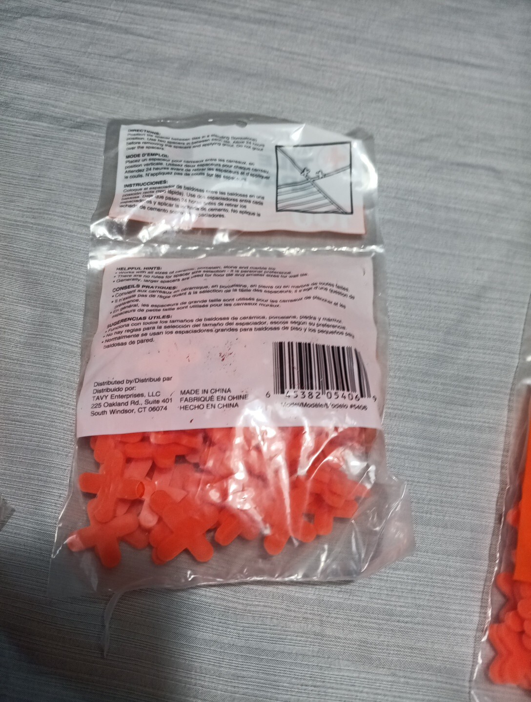 TAVY Basix Cross Tile Spacers ~ 1/4in 6mm ( 3 x 100 pieces )