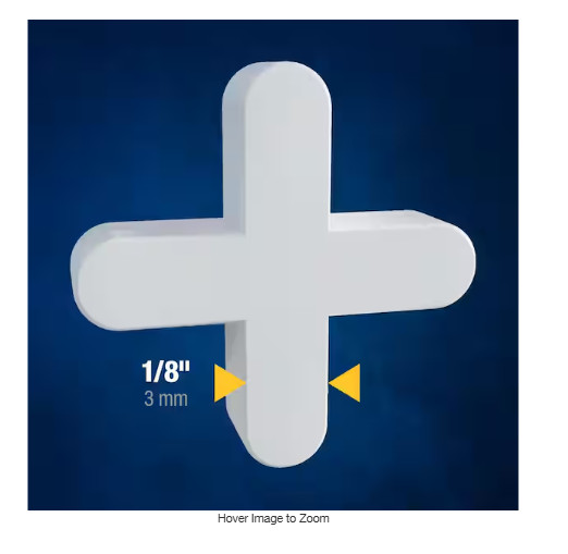 1/8″ Traditional Flexible Tile Spacers (500 Pack)