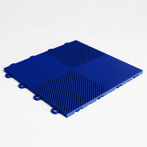 20ft x 24ft Outdoor Basketball Court Kit-Lines and Edges Included Blue/Gray