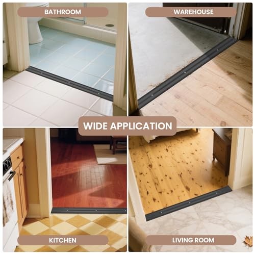 36″L x 2.4″W Aluminum Floor Transition Strip Metal Door 36″L*2.4″W*0.1″H 1