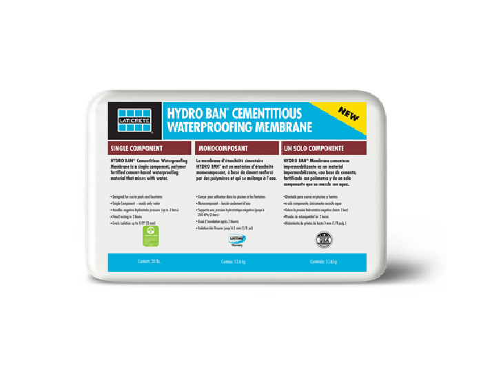 Laticrete Hydro Ban Polymer Fortified Cementitious Waterproofing Membrane 30 Lbs