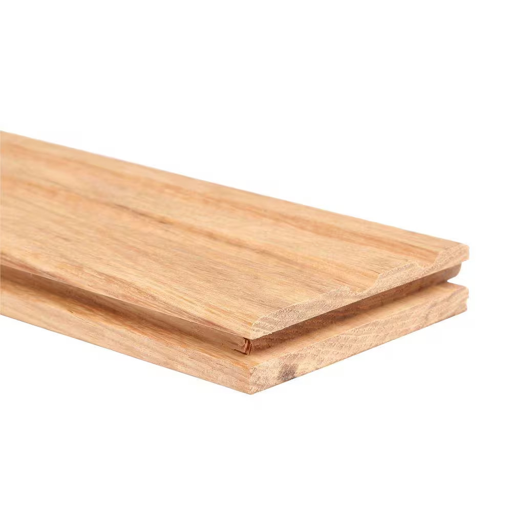 American Home Rustic Natural Hickory 3/4 In. T X 3-1/4 In. W Smooth Solid Hardwo