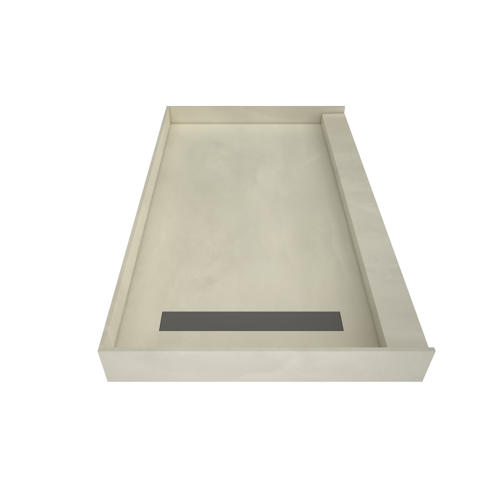 Tile Redi RT3672L-PVC3 Redi Trench 36″ x 72″ Rectangular Shower – Nickel