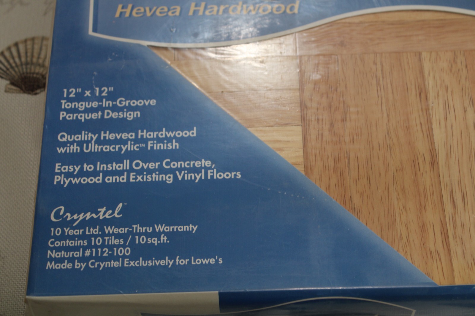 Hevea Hardwood Surface Source Heritage Parquets 49337 Model 112-100 NEW