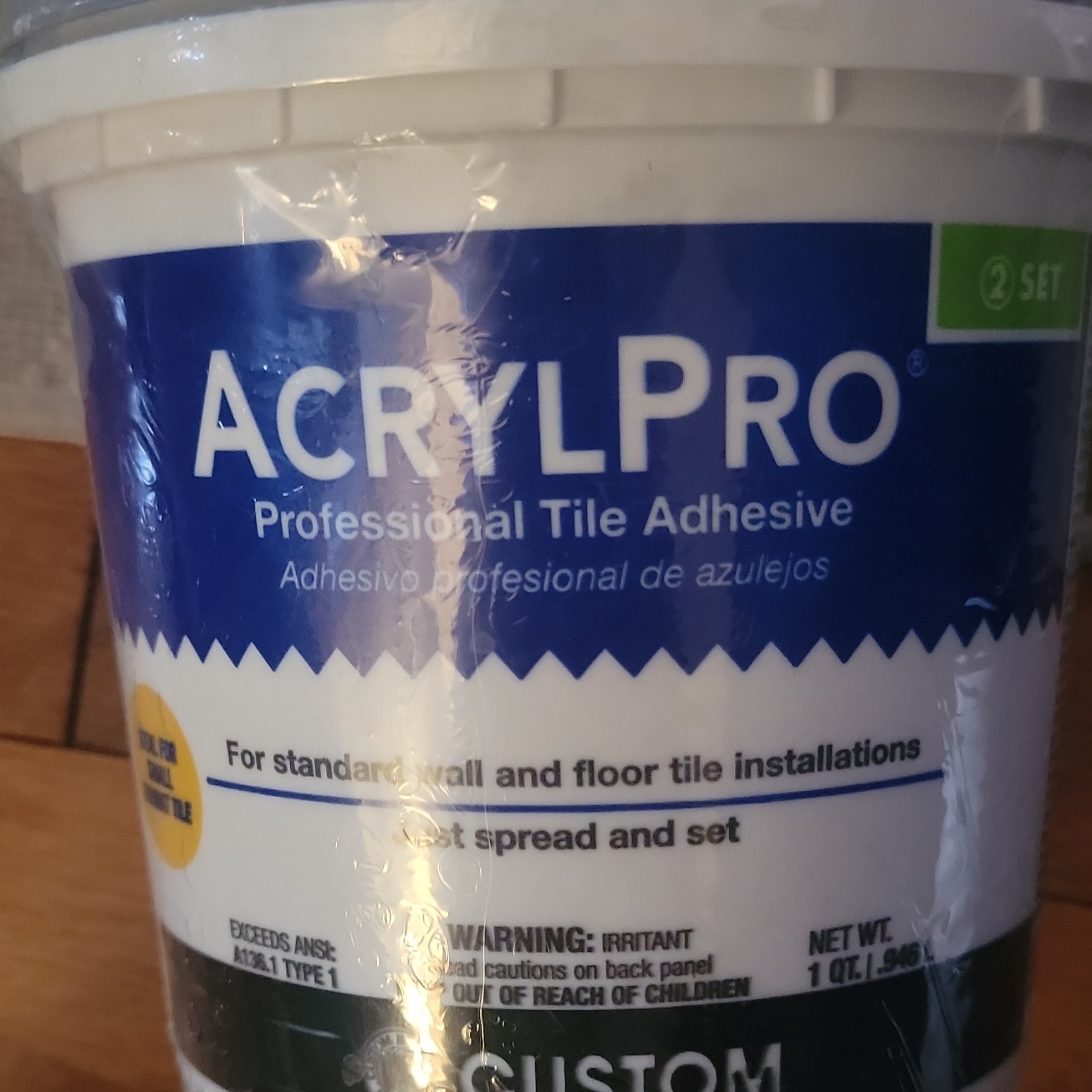 Heavy Duty Tile Adhesive 10.5oz – Instant Fix for Ceramic, Porcelain & Stone