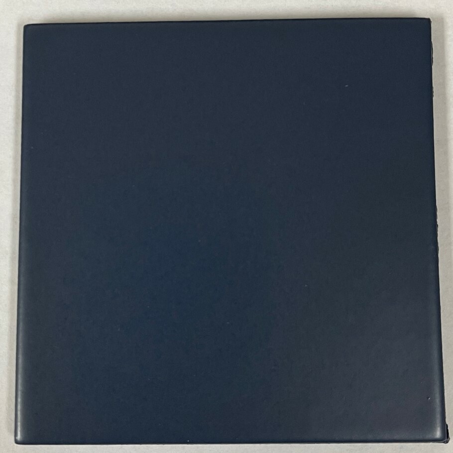 Dark Royal Blue 3 7/8″ x 3 7/8″ Tile Matte Wall Remodel Vintage C#677 1 Pc
