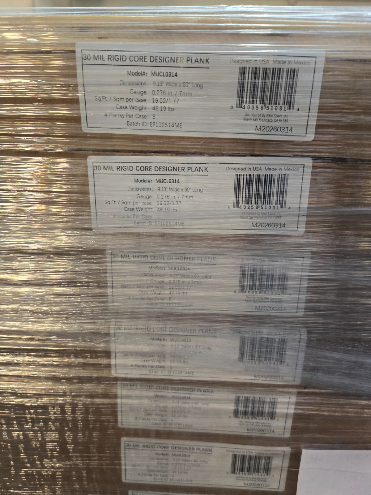 Pallet Sale – Malibu Wide Plank Flooring – Angel Island 30 MIL – 40 cases