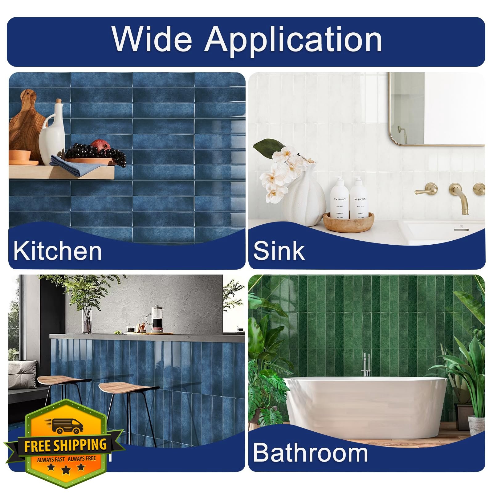 MORCART 2026 New Upgraded Peel and Stick Backsplash, 10 Sheets of 11.8″x11.8″…