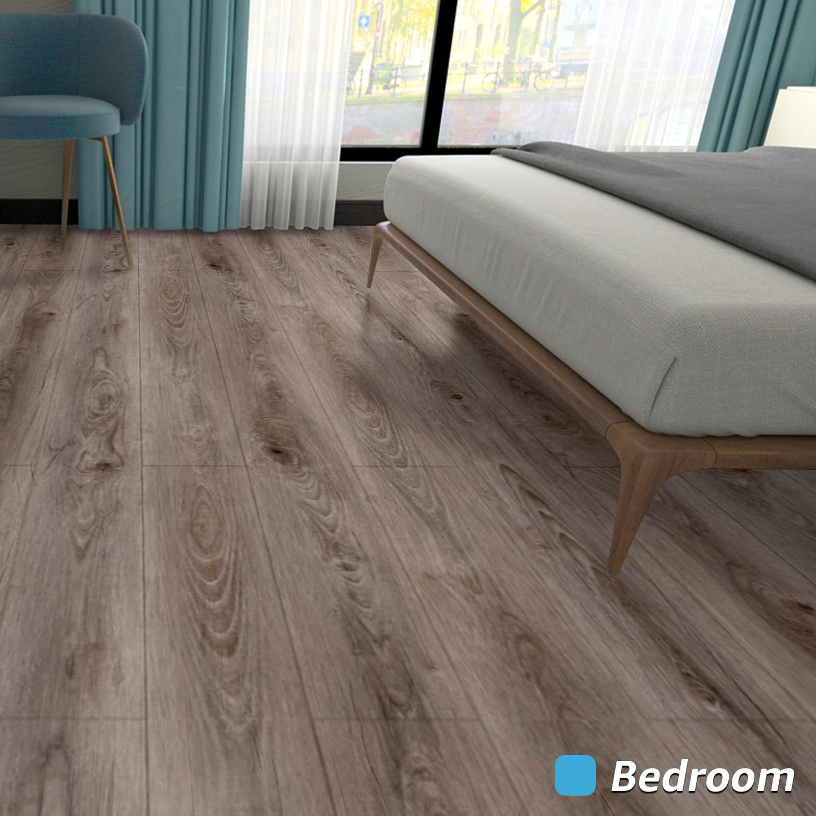 Art3D 15 Sq.Ft Peel And Stick Floor Tiles 10Pcs Luxury Vinyl Plank Flooring