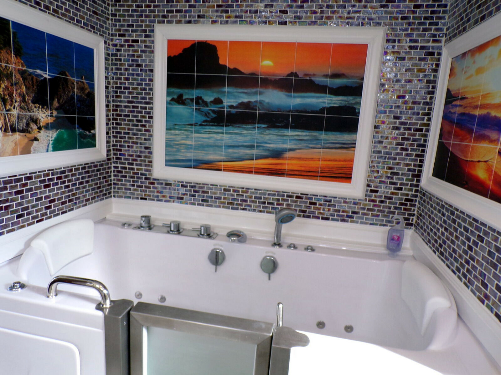 36 x 24 Mural Ceramic Ocean Sunset Decor Bath Tile 12 x 12 #365