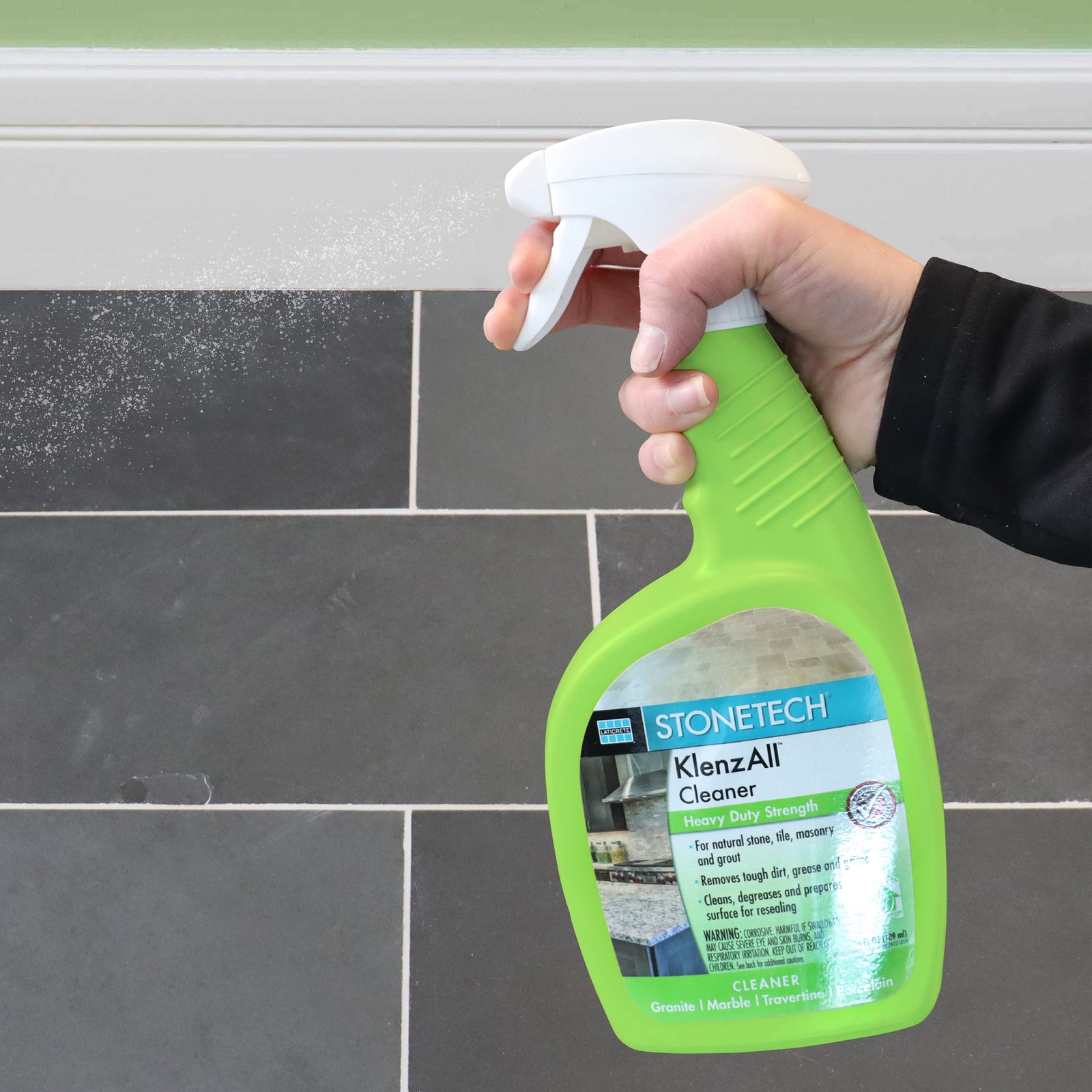 StoneTech KlenzAll Cleaner 24 Ounce Heavy Duty for Natural Stone Tile Grout