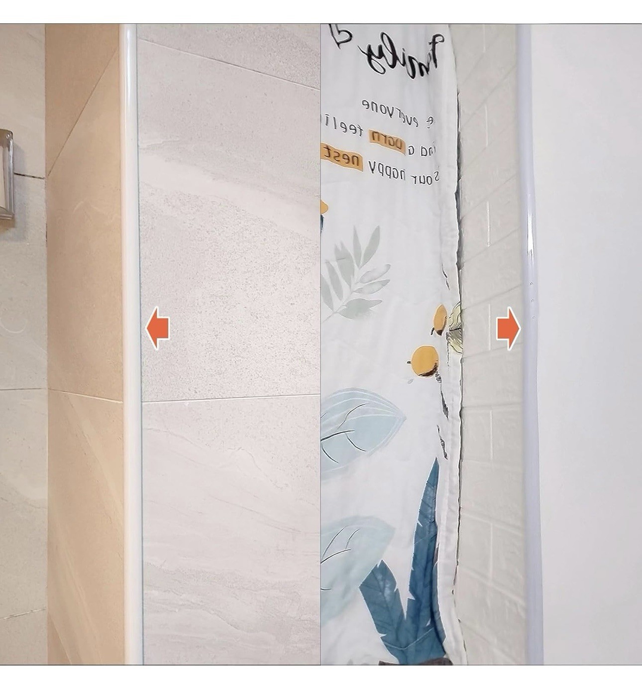 10ft Peel and Stick Outside Vinyl Corner Trim for Tile and Wall Edges