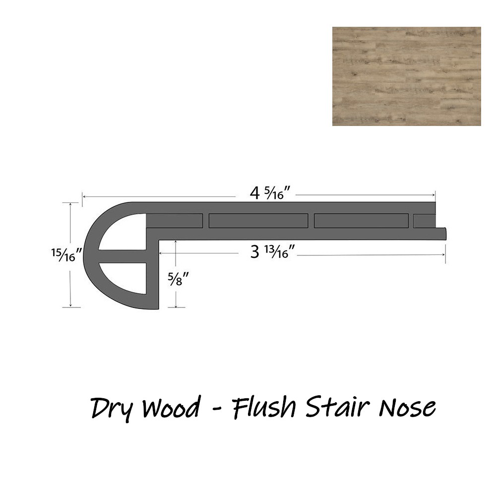 PRODURA Dry Wood Waterproof 22mil Click Luxury Vinyl Plank 48″x7-3/8″x6mm