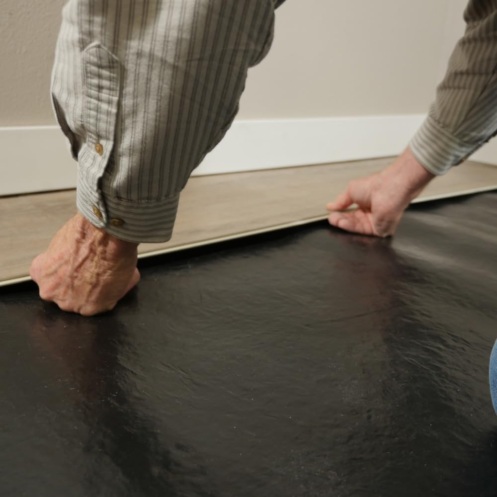 100 Sq Ft Underlayment for Luxury Vinyl, Laminate & Engineered Wood Flooring, Ma