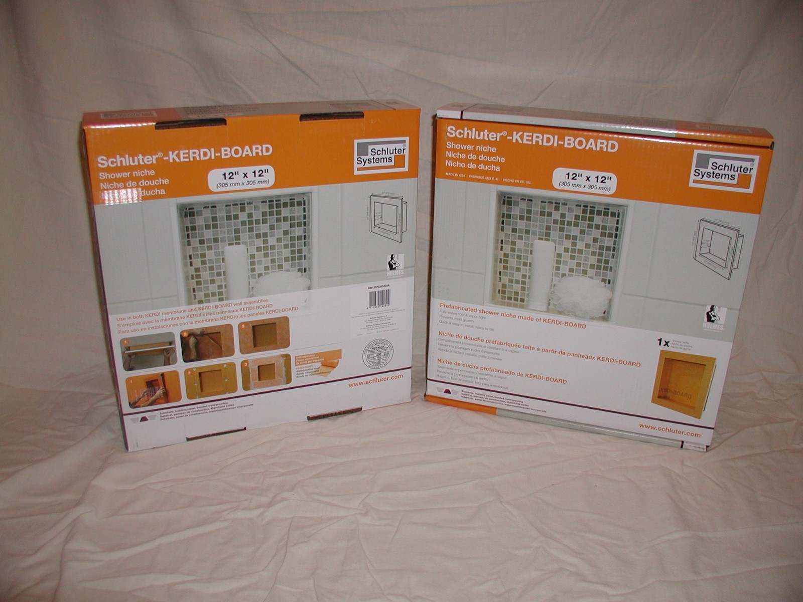 2-PACK of 12×12 Schluter KERDI NICHE ~ You Pick & SAVE ~ That’s Only $70 EACH!!