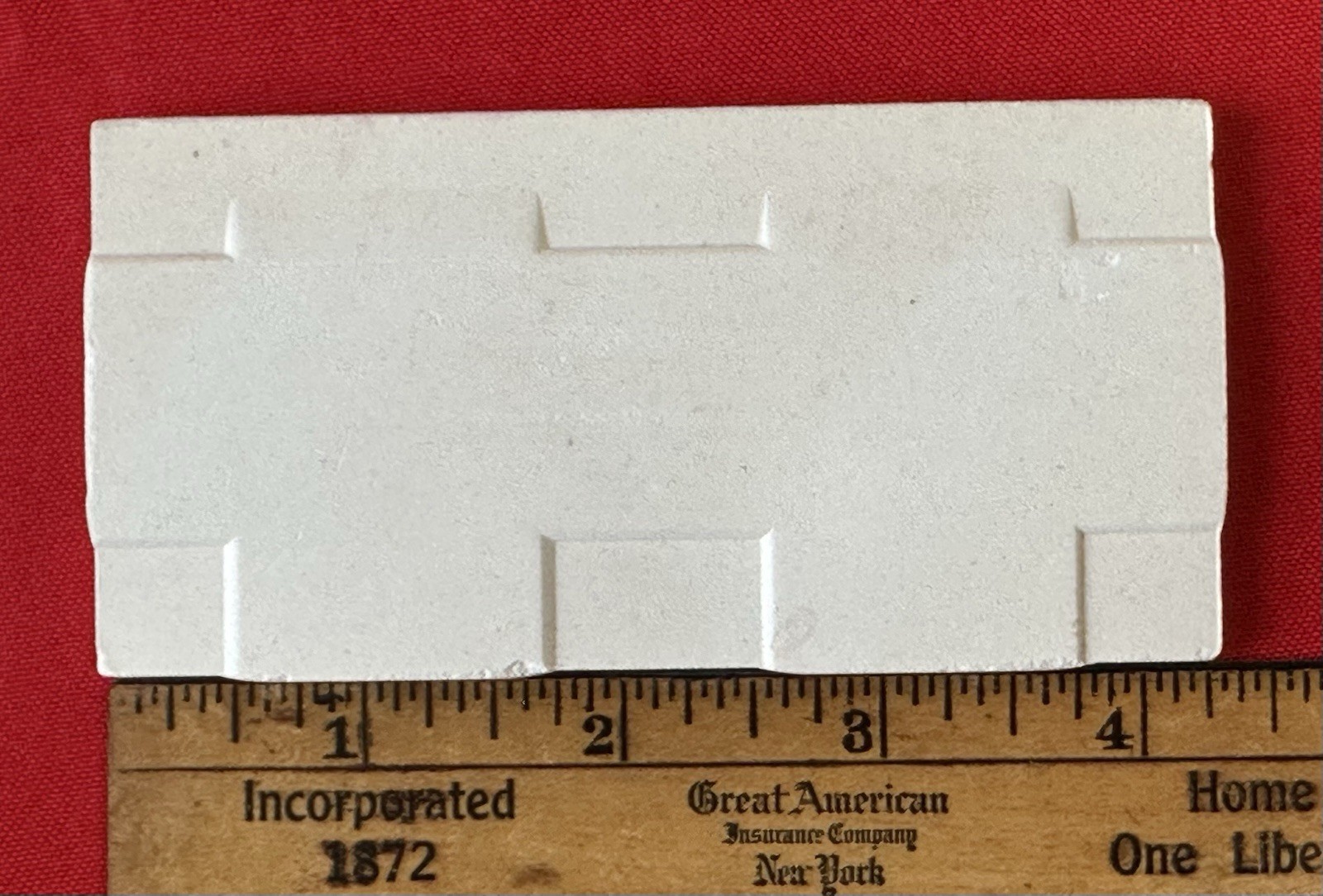 1 pc. Persian Pink: 2-1/8″ X 4-1/4″ Glossy Bullnose Ceramic Tile by Oxford Co.