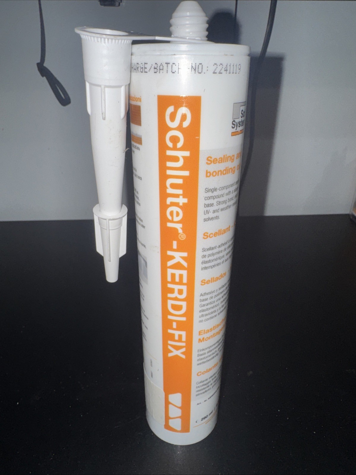 Schluter Systems – Schluter-Kerdi-Fix White 1 Tube