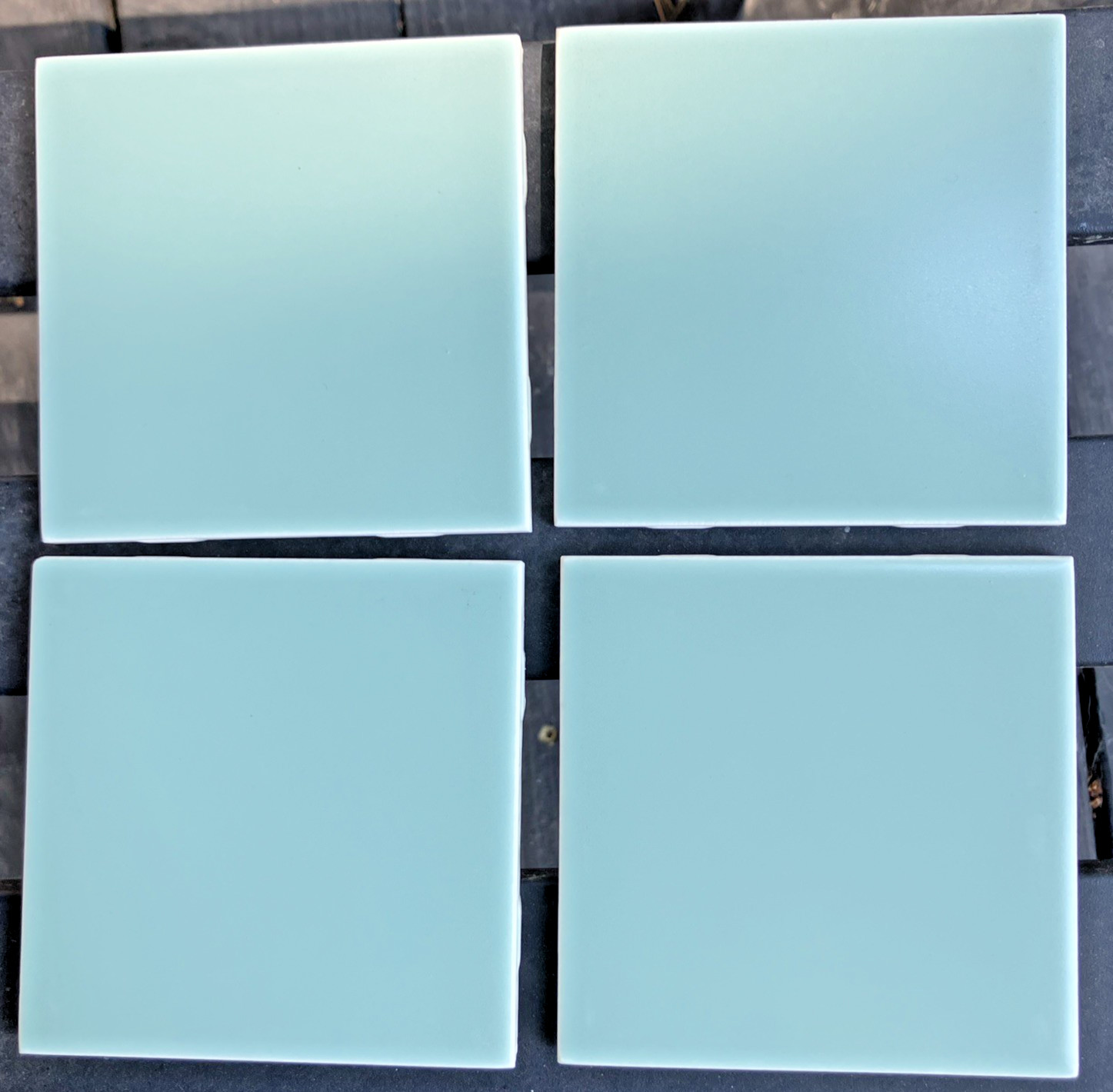NOS Hermosa Tile 4”x4” Color Robins Egg Blue? Color BH-126