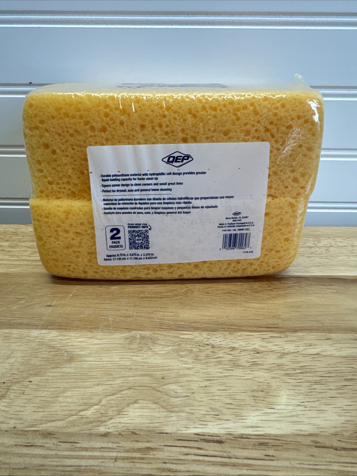 Lot Of 6 2 Pack Grouting Sponges QEP Max Performance Foam Sponge