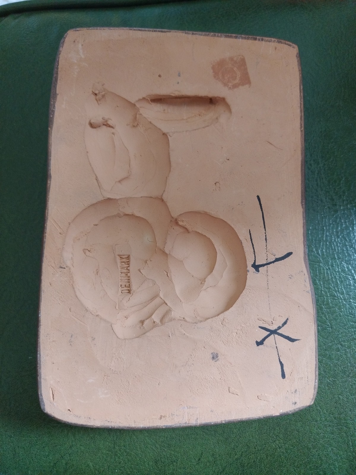Vintage Viking Tile – Unique Clay Tile – Fantasy Decor – Made In Denmark Danish