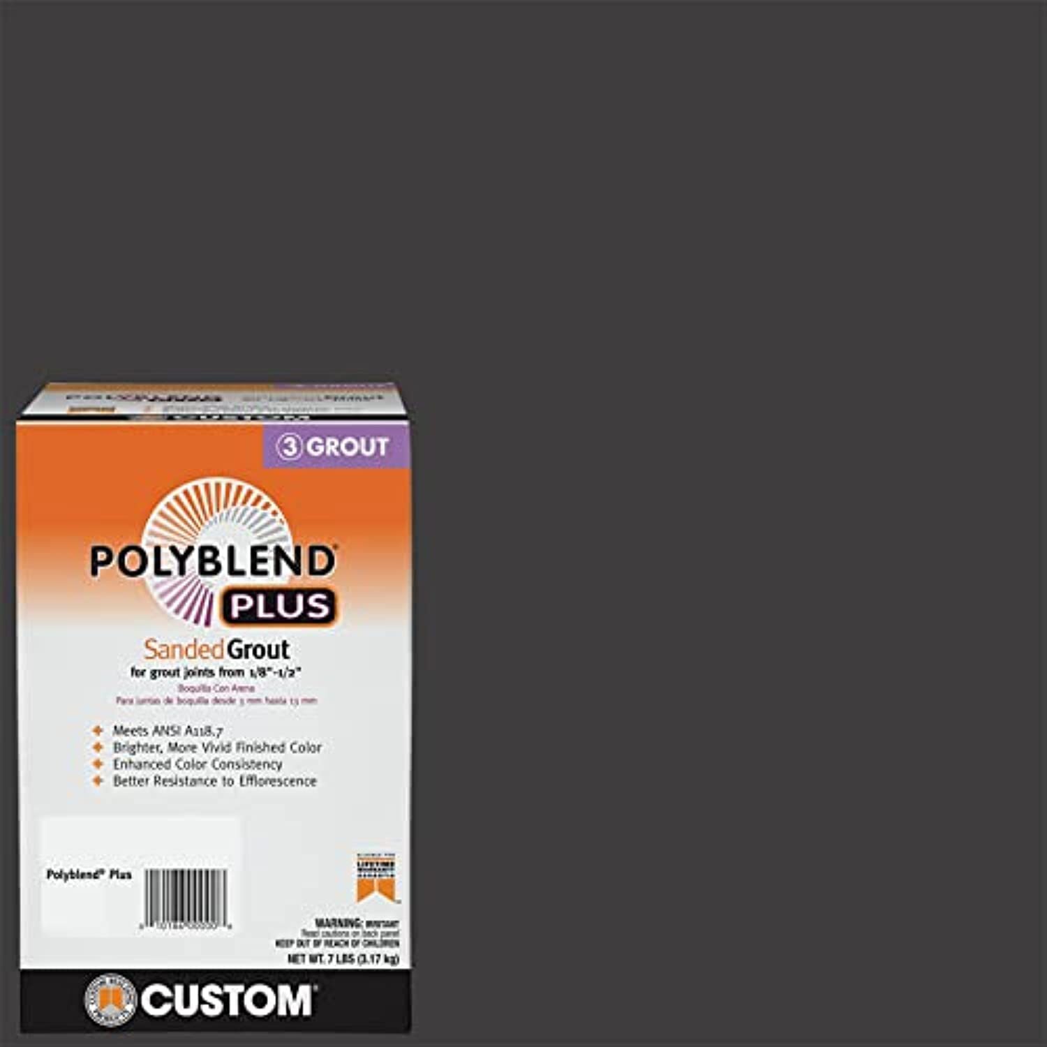 PBPG607-4 7LB Char Sand Grout – Quantity 1
