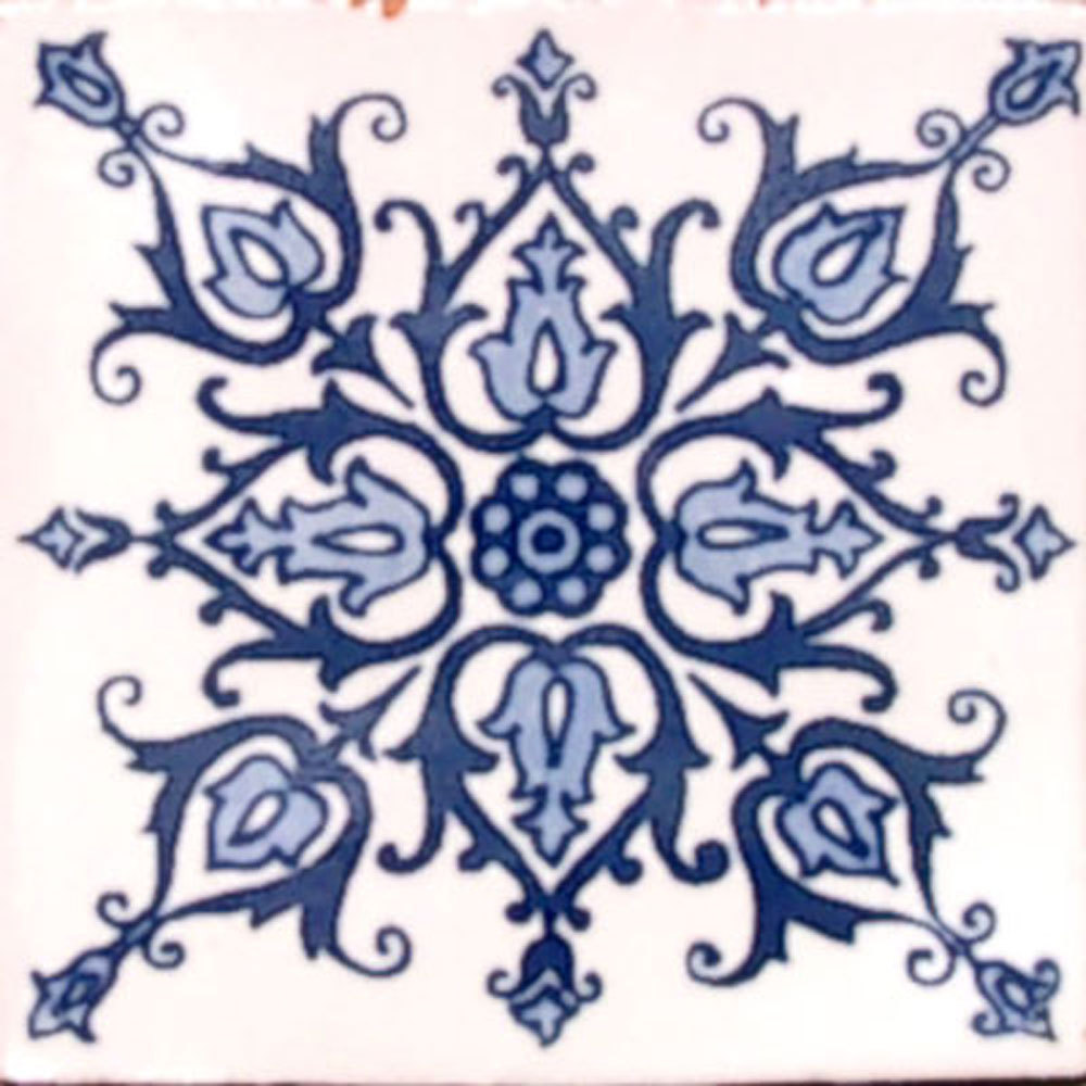 9 MEXICAN TILES WALL OR FLOOR USE TALAVERA MEXICO CERAMIC HANDMADE POTTERY C#088