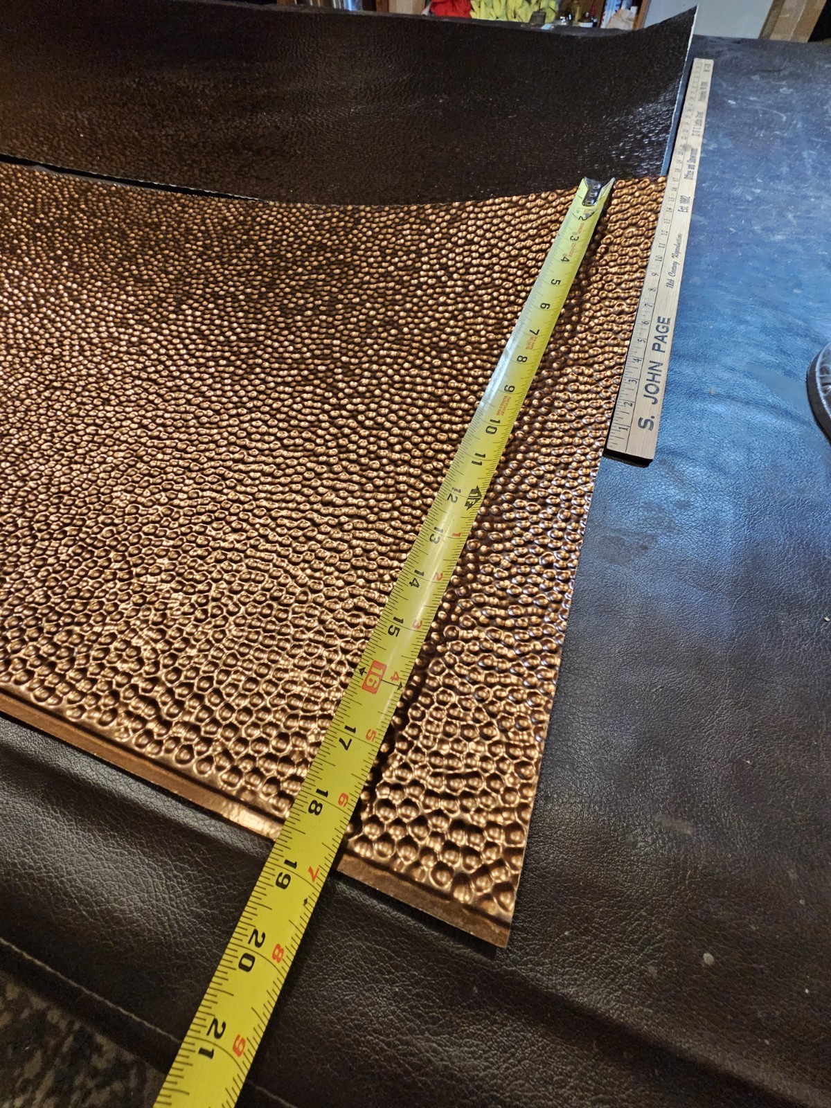 Hammered Copper Laminate Sheet 5′ X 4′