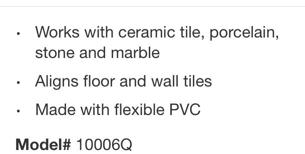 QEP 10006Q ~ 1,5mm / 1/16″ PVC Tile Spacers ~ Floor or Wall Tile ~ 750 pcs ~ USA
