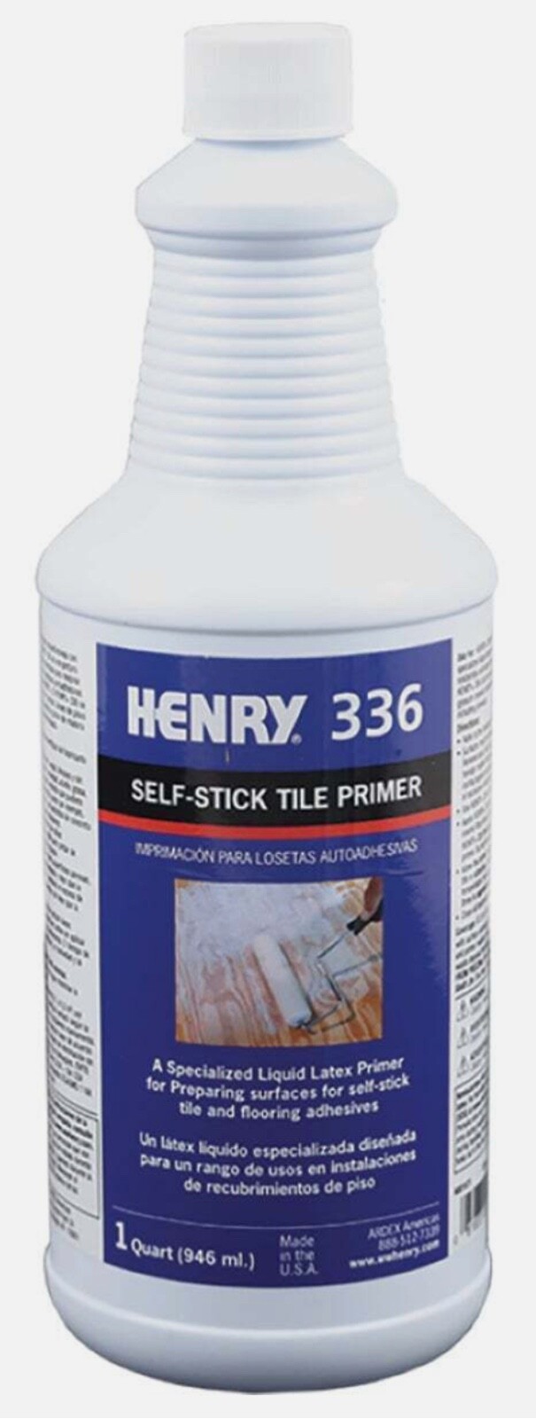 Henry 336 Self-Stick Liquid Latex Tile Primer, 1 Quart