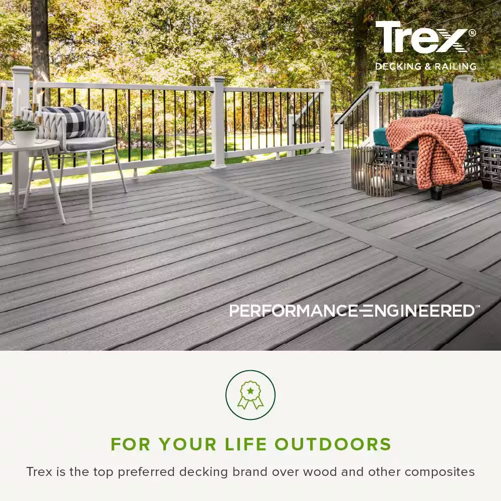 Enhance Naturals 1 In. X 6 In. X 16 Ft. Rocky Harbor Grooved Edge Composite Deck