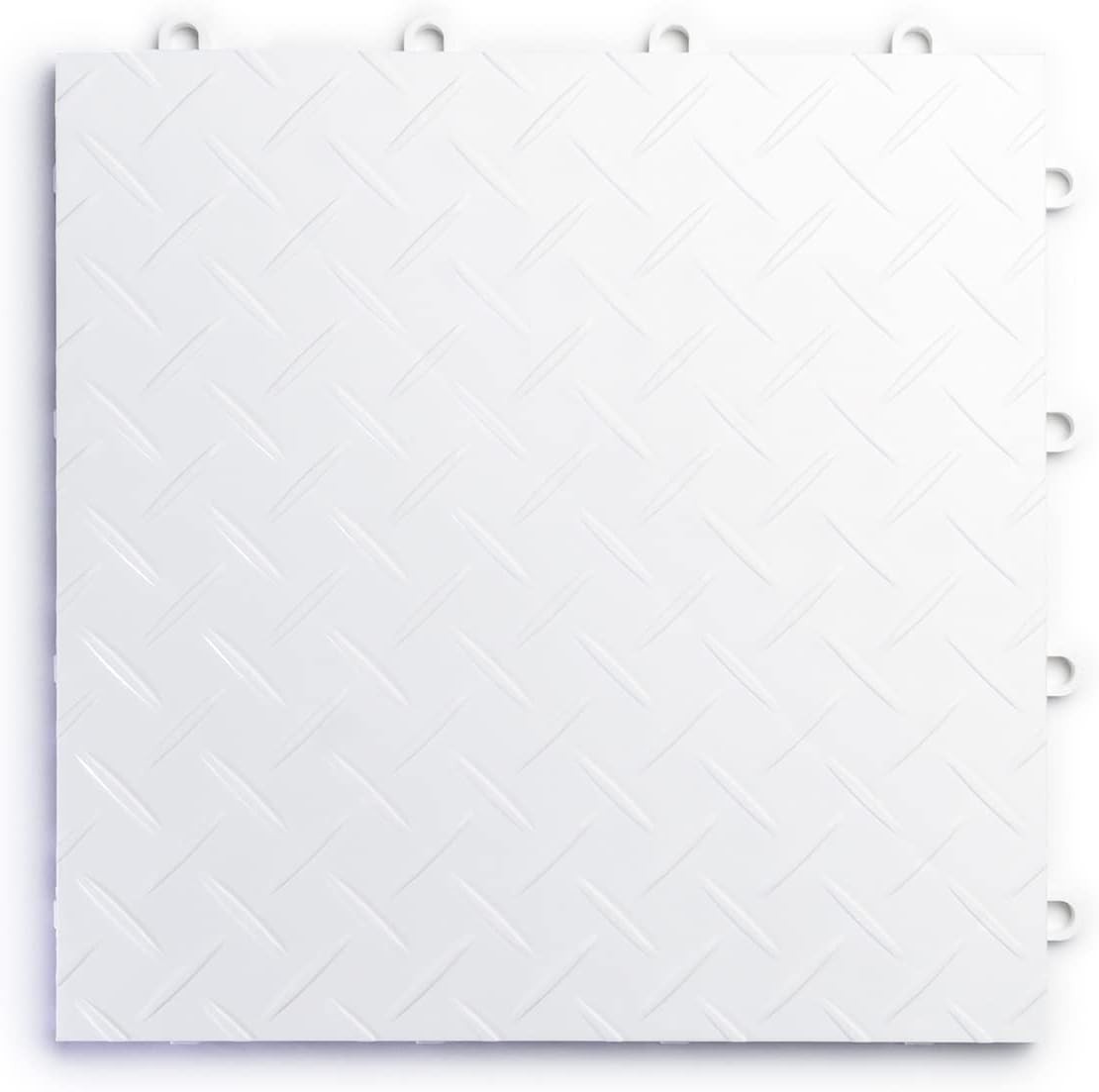 RaceDeck Garage Floor Tiles Interlocking Garage Flooring Diamond Plate Pattern