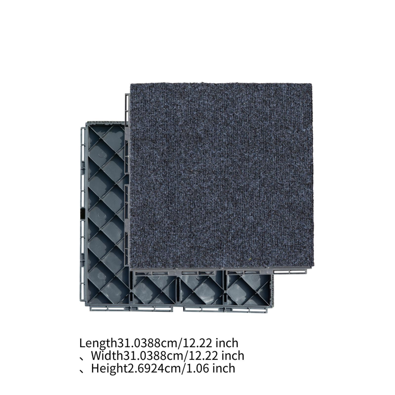 Cozy Carpet-Look Deck Tiles – Stylish, Stain-Resistant, Soft, &