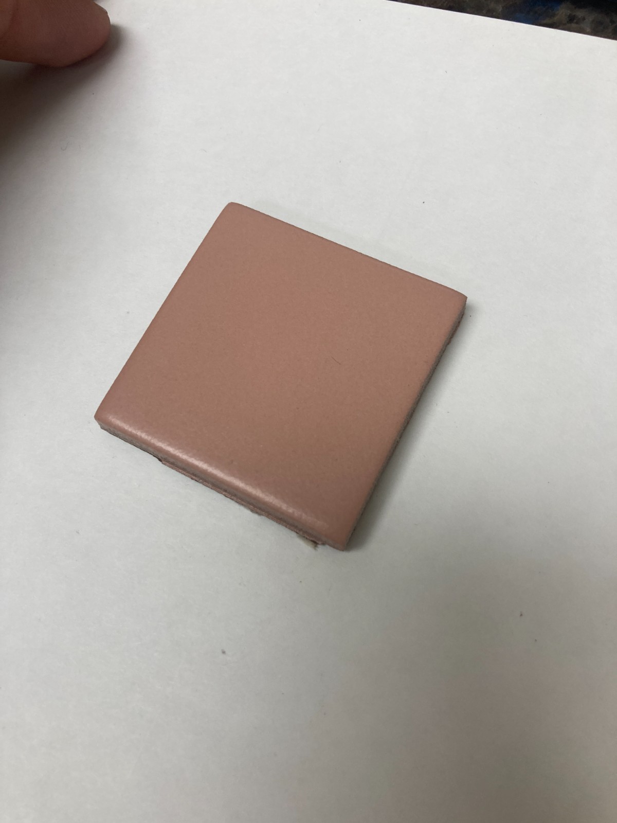 2×2 Tile Matte Peach Meshed Wall Remodel Ceramic C#690-645 Sample
