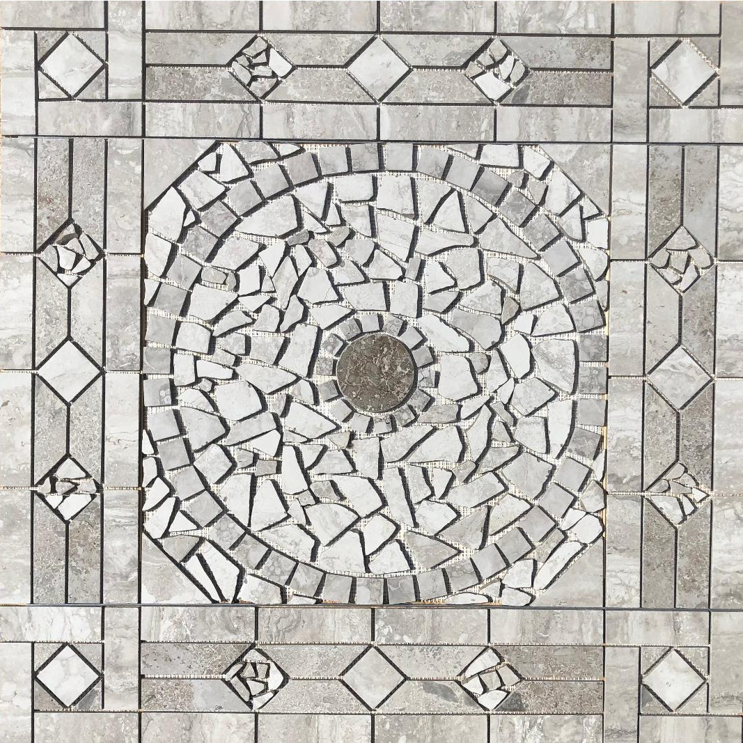 36″ x 36″ Tile Medallion Mosaic – Daltile Exquisite tile series
