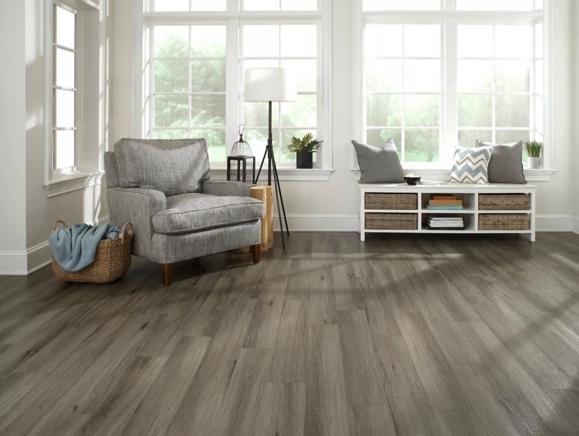 TUSCAN GREIGE vinyl plank flooring waterproof 5mm thick 37.50 L 5.67 W