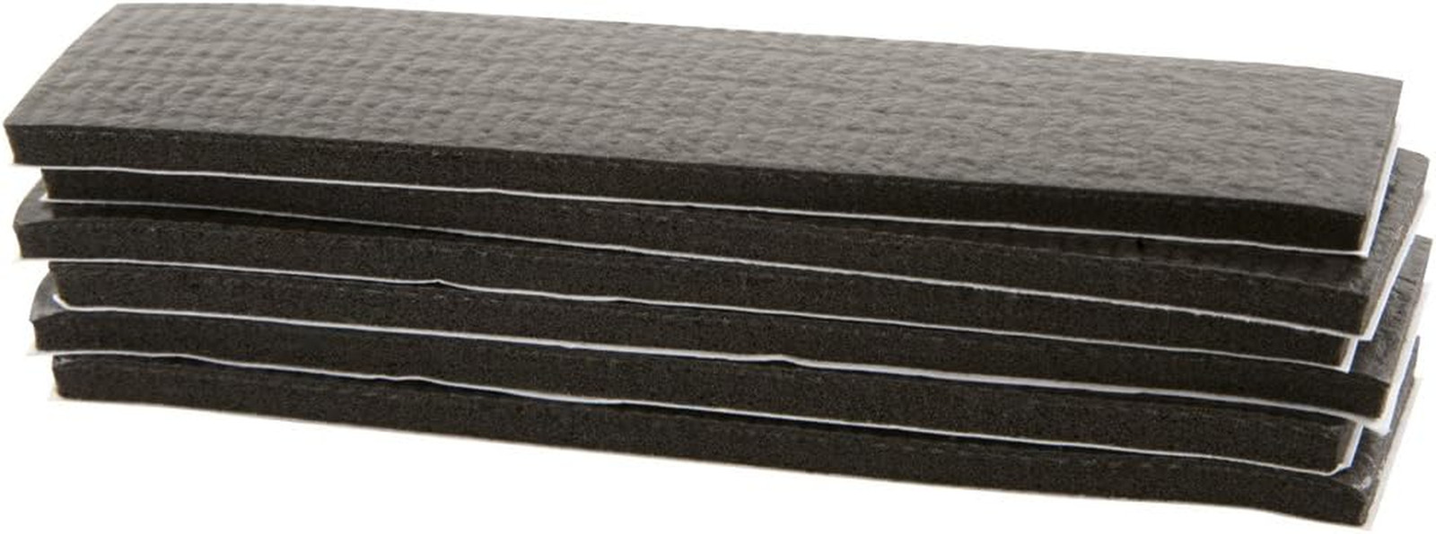 Self-Stick Non-Slip Surface Grip Pads – (6 pieces), 1″ x 4″ Strip – Black – 4739
