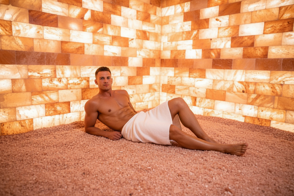 SALT ROOM! 16’x16′ 256 Sq ft Himalayan Salt Cave Sauna Chamber Relaxation NEW!