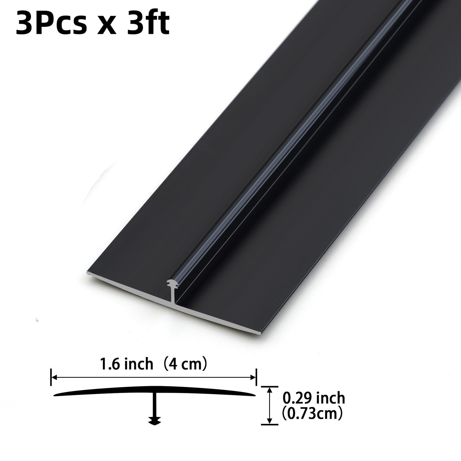 Aluminum T Molding Floor Transition Strip, T Moulding for Laminate Flooring P…
