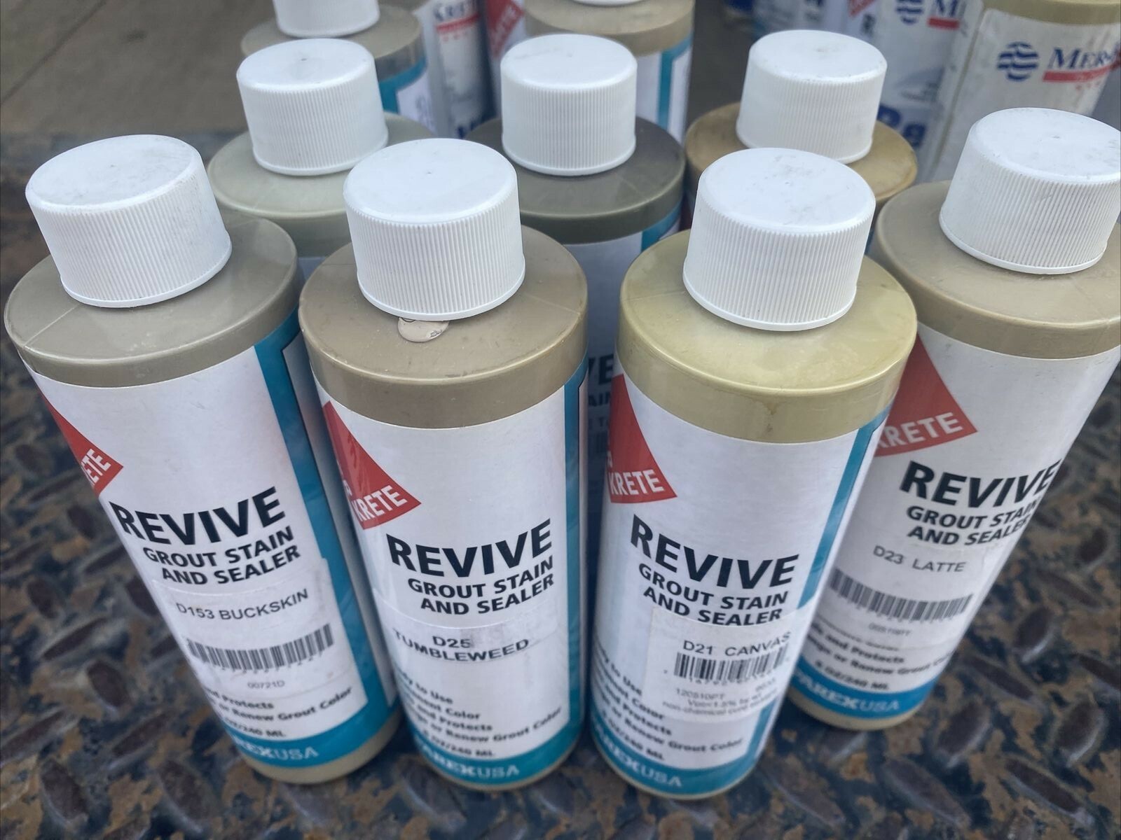 MERKRETE REVIVE Water-based Urethane Acrylic Grout Stain & Sealer 8 Ounce CHOICE
