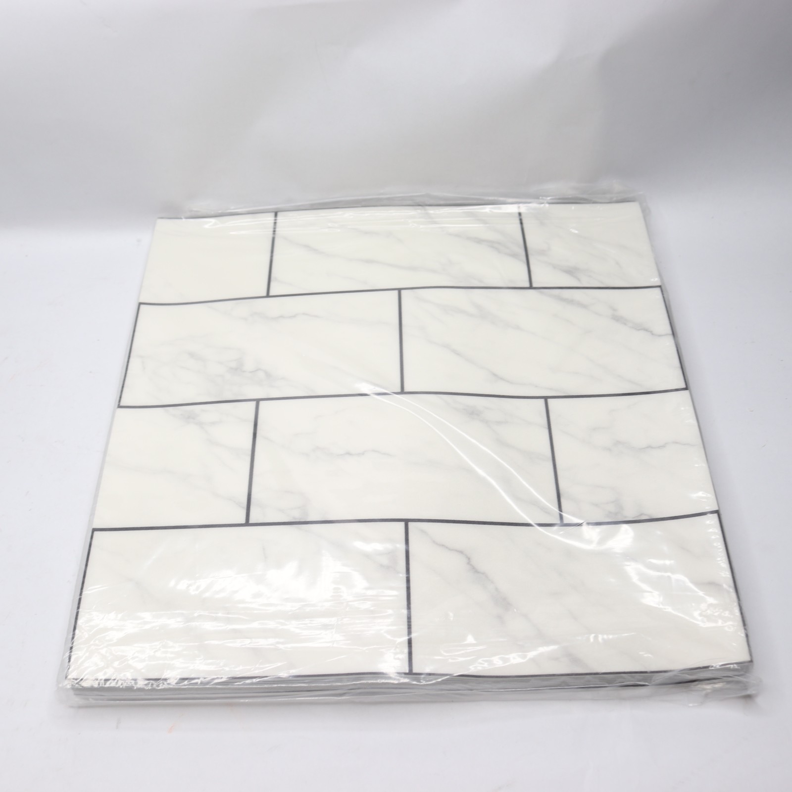 (10-Pk) Jeedeson Self Adhesive Backsplash Tile Peel and Stick 12″ x 12″