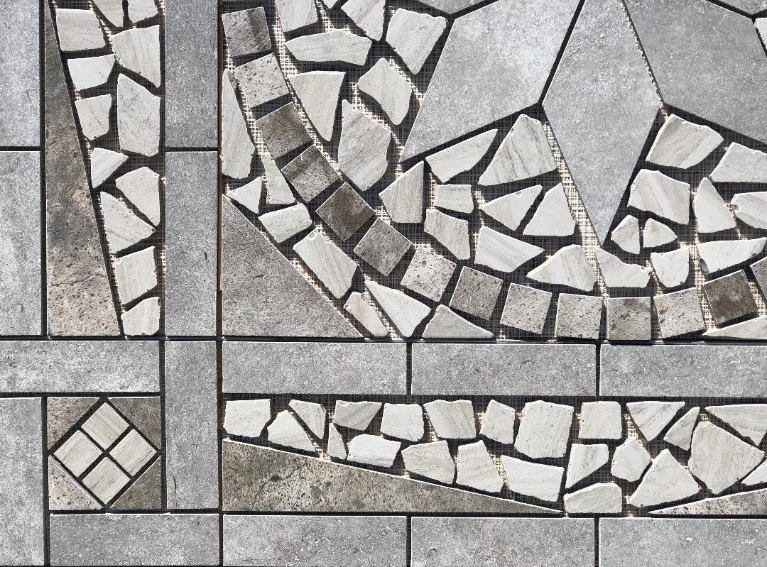 36″ x 36″ Tile Medallion Deco – Daltile Porada, Articulo & Avondale tile series