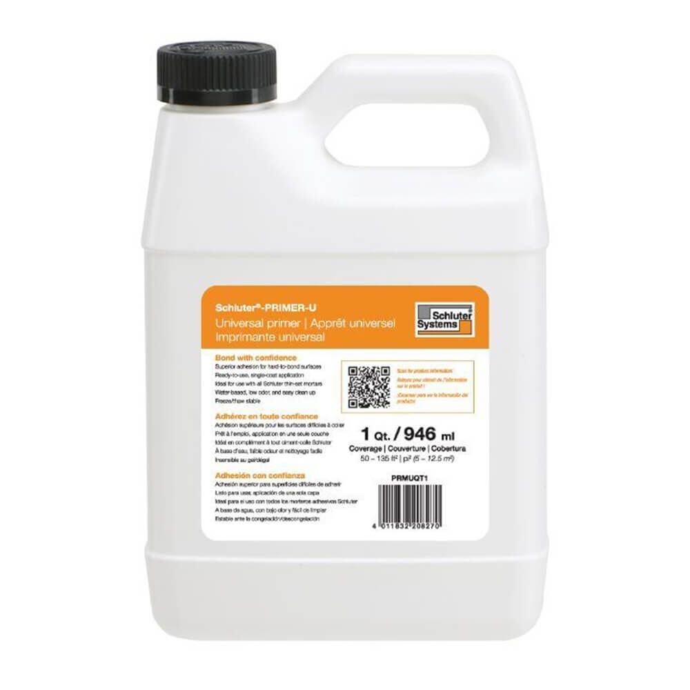 Schluter PRIMER Peel & Stick Primer – Quick Drying, Water Based, 1 QT (946 ML)