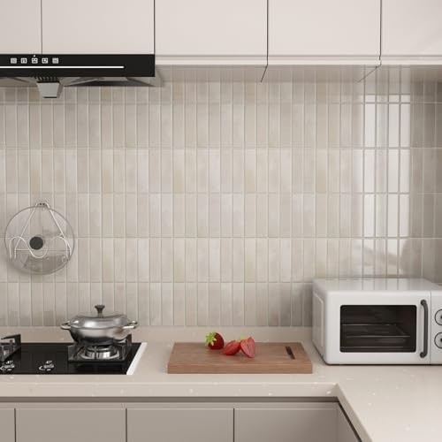 Peel and Stick Backsplash, 10 Sheets 11.42 x 9 in 3D Self Adhesive Wall Tile …
