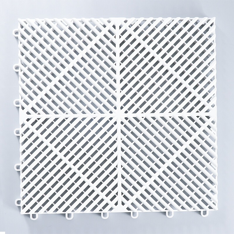 Interlocking Vented Nitro Garage Floor Tiles 16″x16″ | 30 Pack
