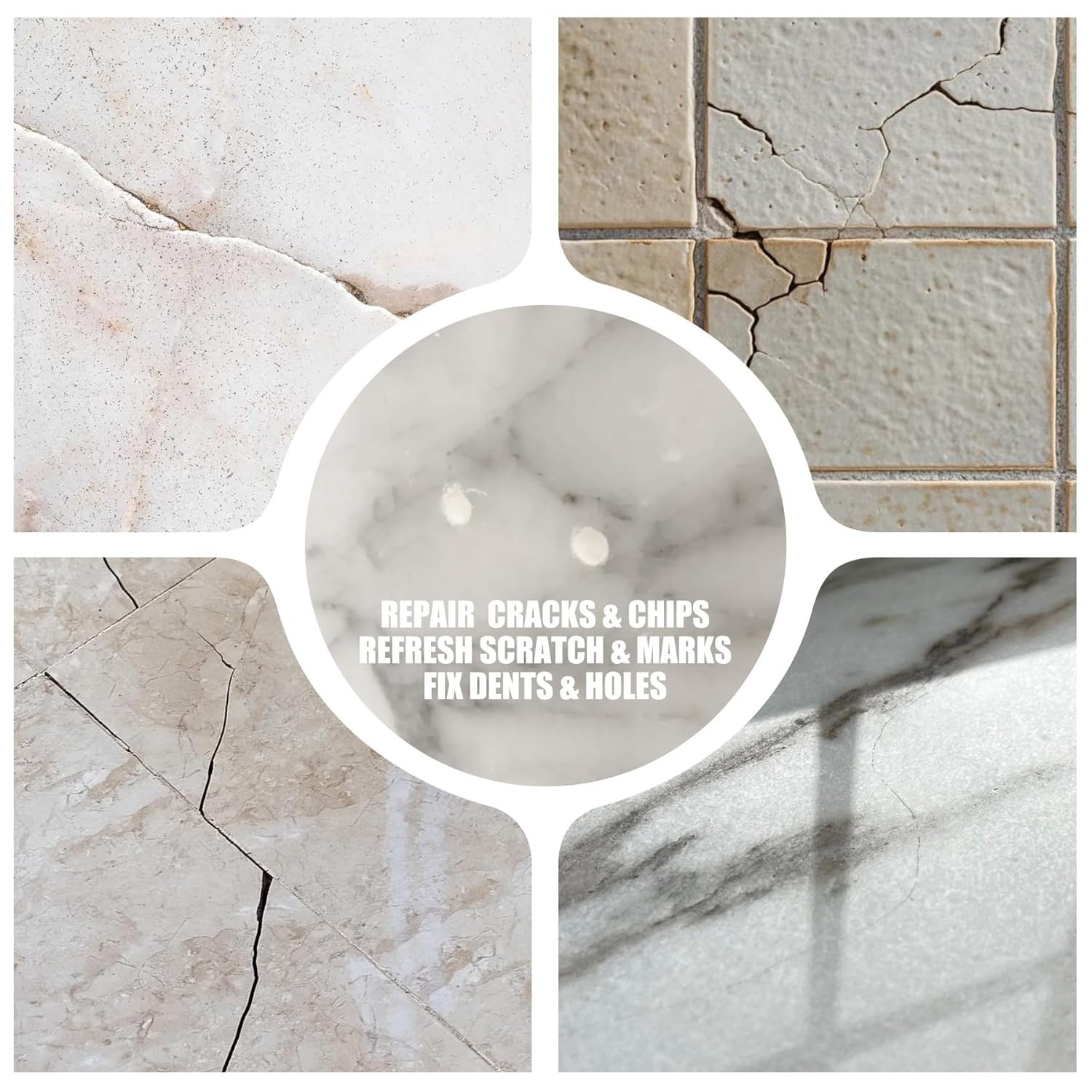 Professional Porcelain Repair Kit – Effortless Restoration for Bathroom Fixtures