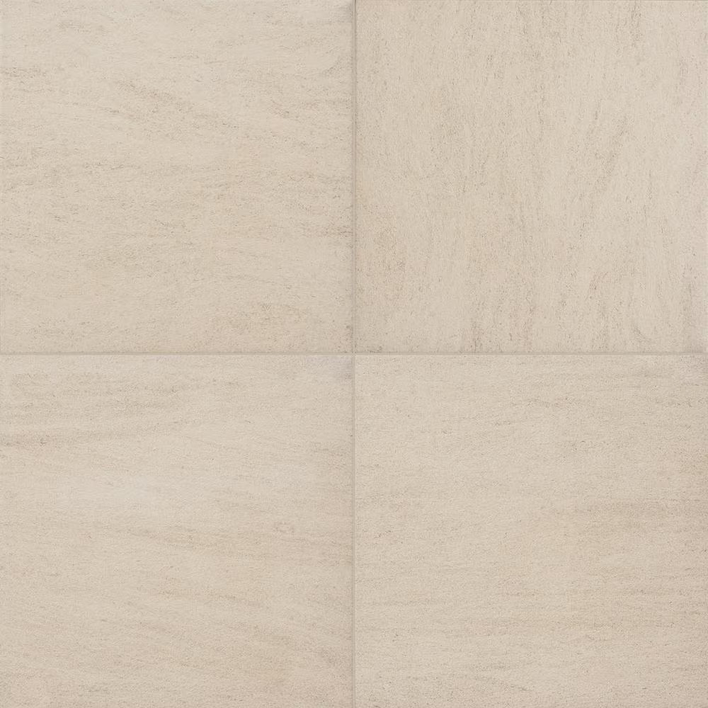 Living Style Beige 2 Cm. X 18 In. X 36 In. Matte Porcelain Stone Look Paver (9 S