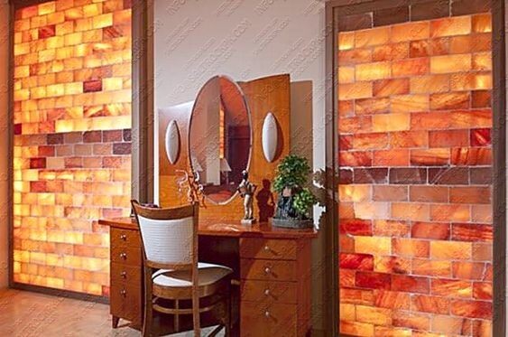 Wall Panel 5 x 8 Feet Salt Brick For Home Improvement sauna and spa DIY FUN